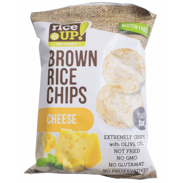 Чипсы рисовые Rice up! сыр 60г