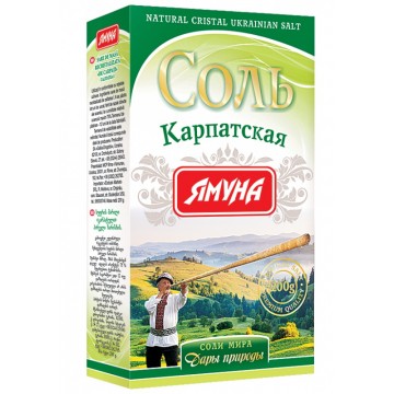 Соль пищевая карпатская (200г) "Ямуна"